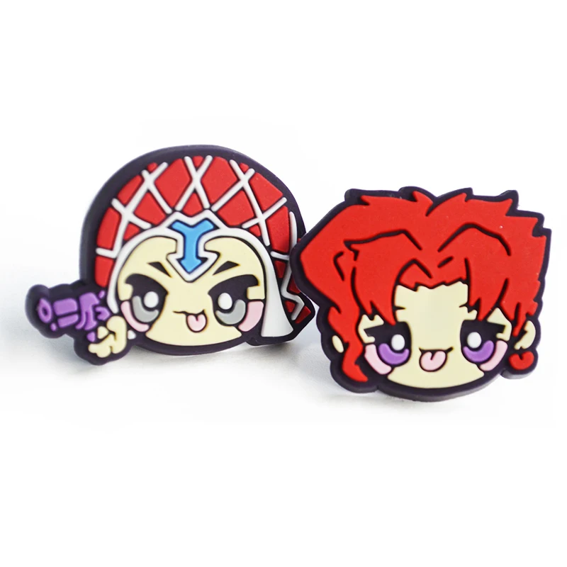 New Arrival Shoe Clog Charm 3.5-7.0cm Cartoon PVC Croc Shoes Charms Personalized Design Charms Shoe Decoration