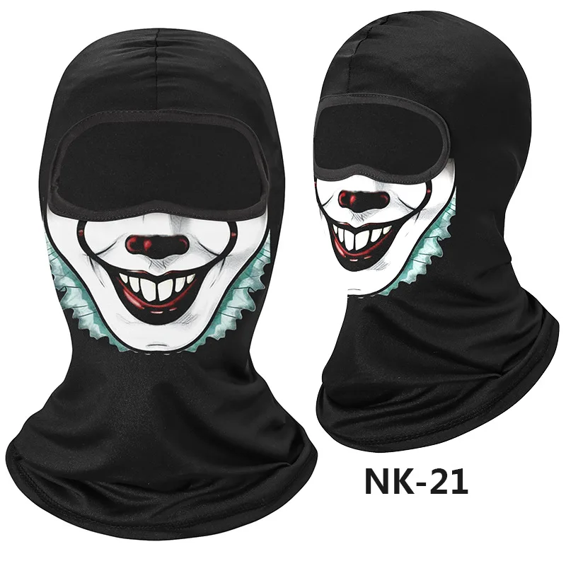 JX Hot Selling Custom Logo Summer Sunscreen Breathable Cycling Motorcycle Helmet   Full Face Cover  Balaclava Mask
