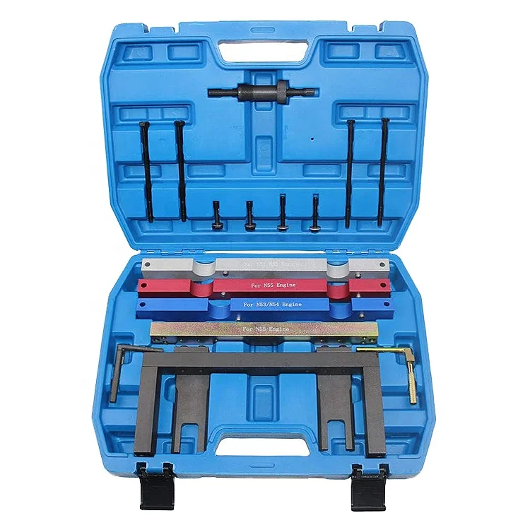 Engine Timing Camshaft Alignment Locking Tool Kit Compatible for BMW with 2.5L 3.0L N51 N52 N53 N54 N55