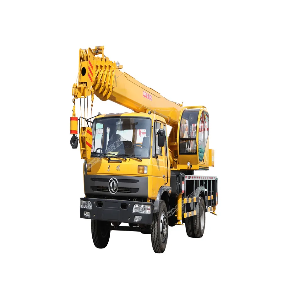 Telescopic Boom 7 Sections 30 Meter Length Pickup Truck Crane with Cable Winch