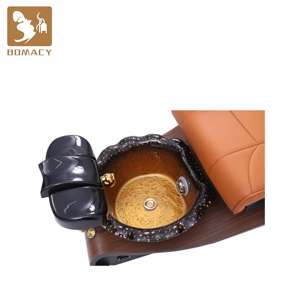 New modern pedicure spa salon furniture foot nail spa chairs professional cheap massage chair from Bomacy