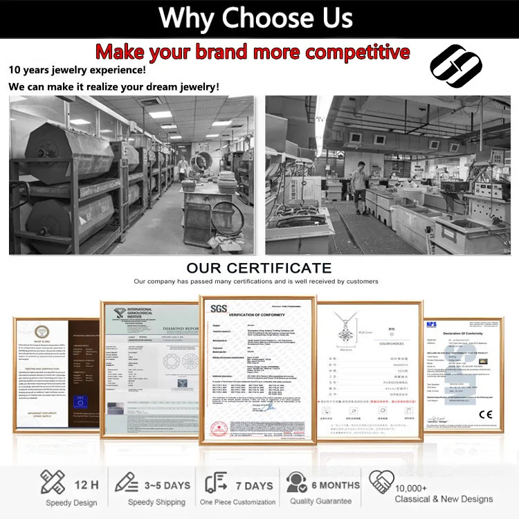 Премиум Роскошная заводская цена большой золотой кулон из муассанита в стиле хип-хоп подвеска серебра под заказ ювелирные изделия
