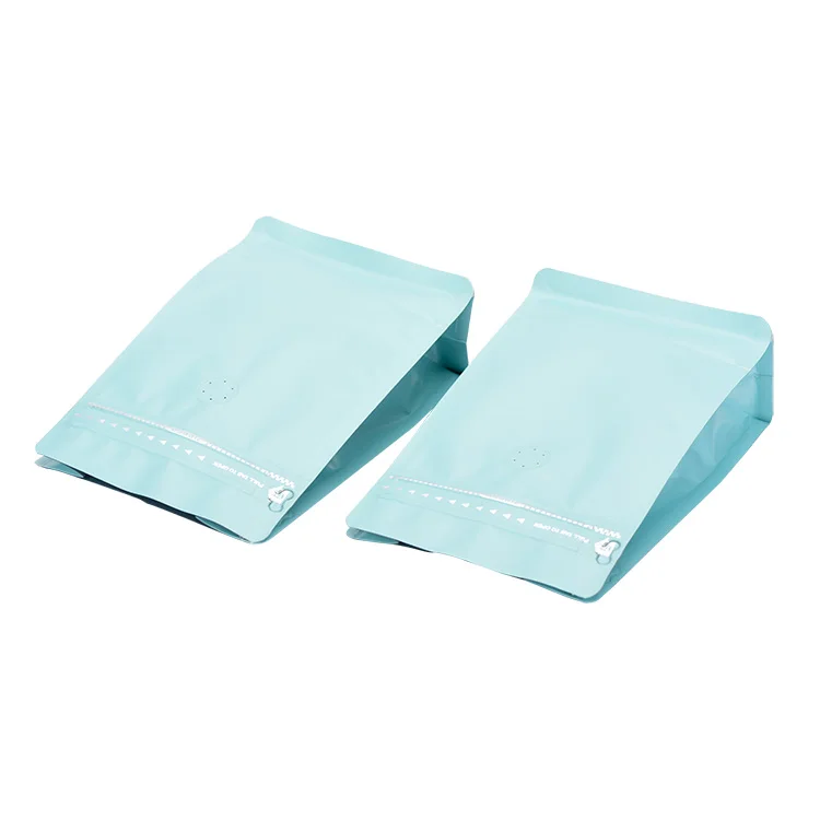 Eco Friendly Stand Up Aluminum Foil Matte Coffee Storage Packing Bag