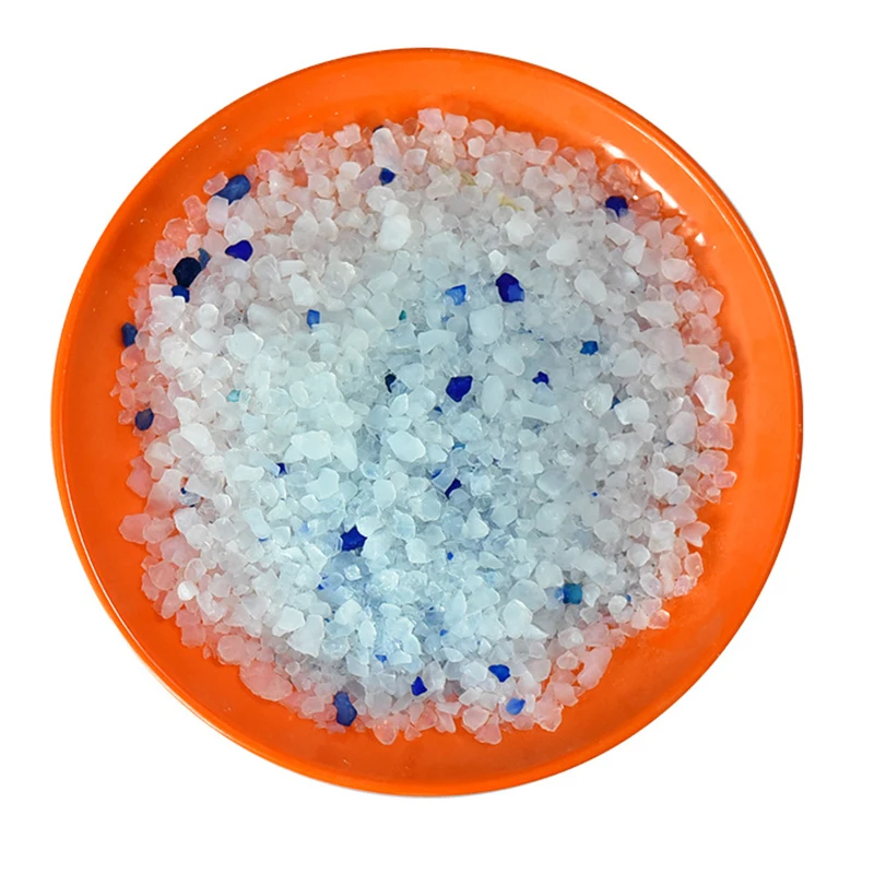 Высоковпитывающий натуральный фиолетовый или синий с низким содержанием пыли, не слипание, силиконовый кристалл, кошачий наполнитель