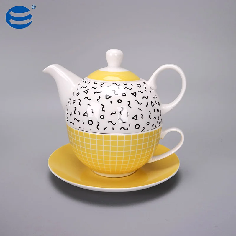 Excellent high-quality new bone china tea set porcelain afternoon tea set for one tea sets with teapot porcelain