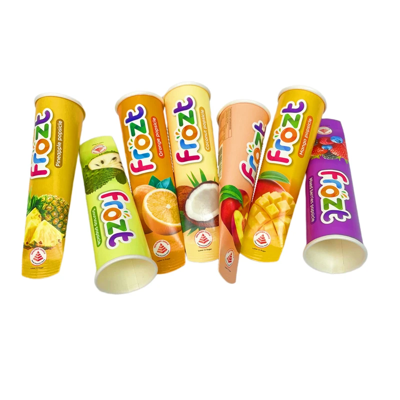 tubes ice cream disposable calippo paper tube ice lolly packaging popsicle tube