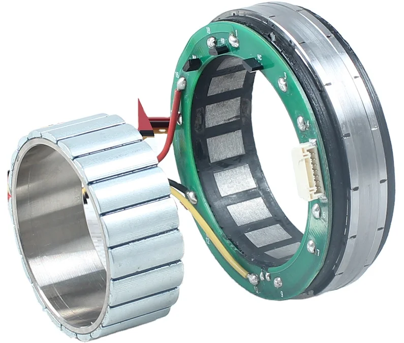 FL70BL Low Noise High Torque RoHS Frameless Motor in Robot Arm Joints