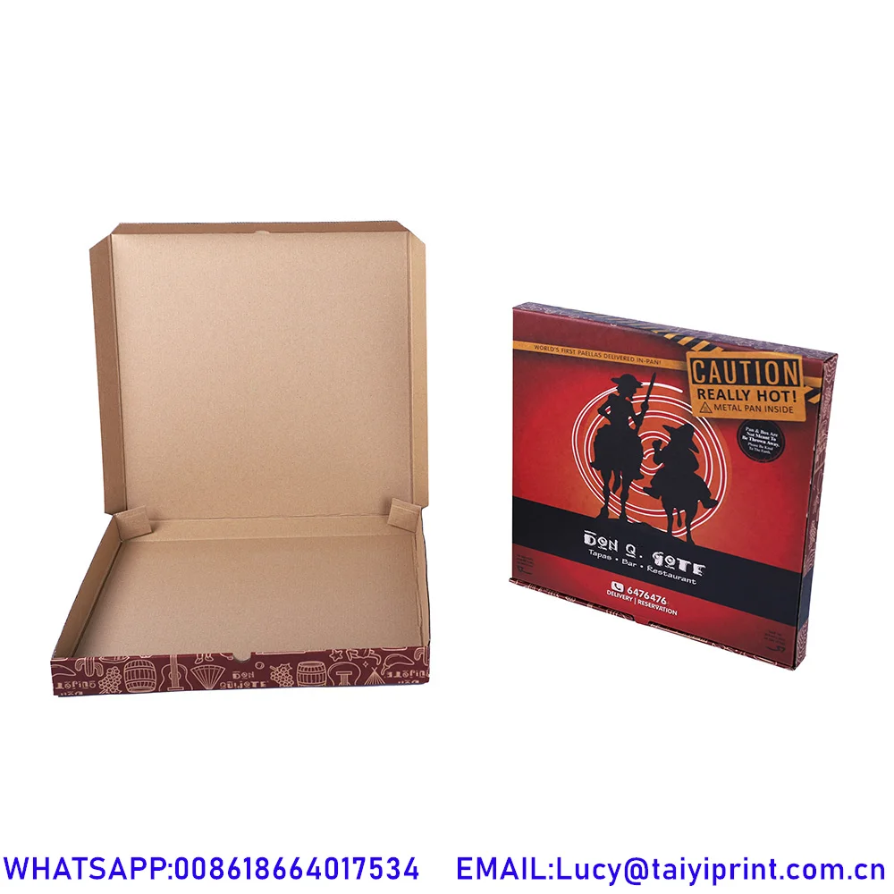 Sale China Wholesale Blank Corrugated Pizza Box Design Reusable Round Paper Pizza Box In Turkey