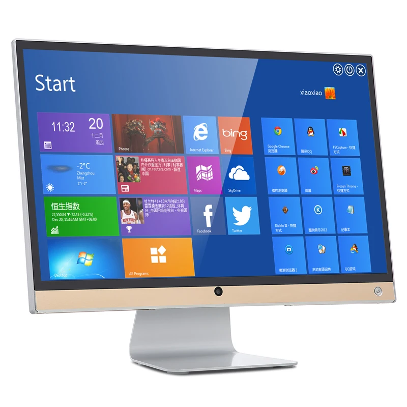 Заводской Настольный ПК I3 I5 I7 все в одном ПК 24 дюйма с Ssd 120g высокая четкость 2500 Windo10 все в одном ПК для дома и офиса