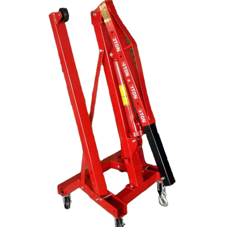 Factory Wholesale 1ton 2ton 3ton Mini Car Engine Lifting Folding Crane Truck Lifting Crane