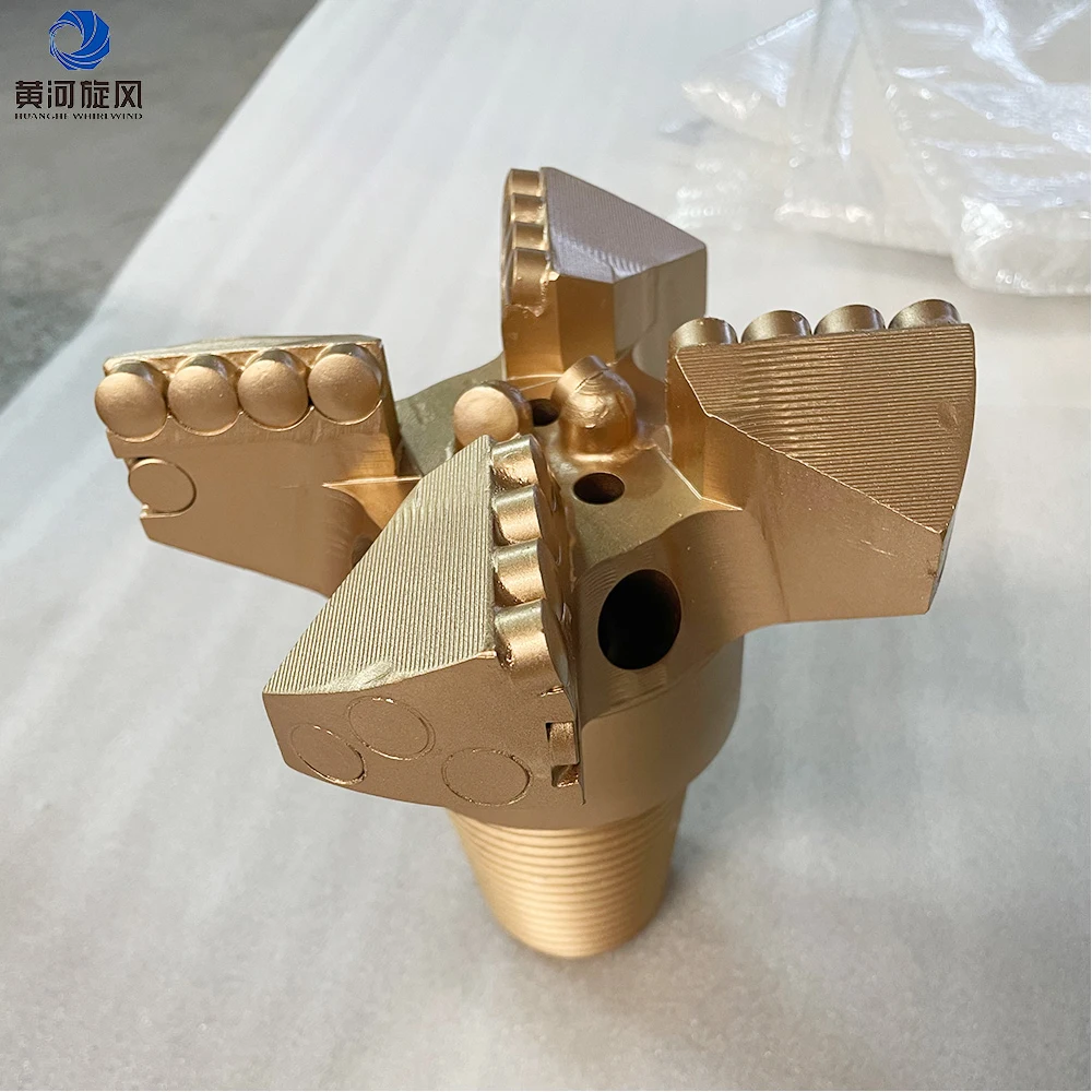 165mm HHWW PDC Concave 4 Wings Drill Bit PDC Gauge Protection Drilling Tools Hard Rock Water Well Drilling