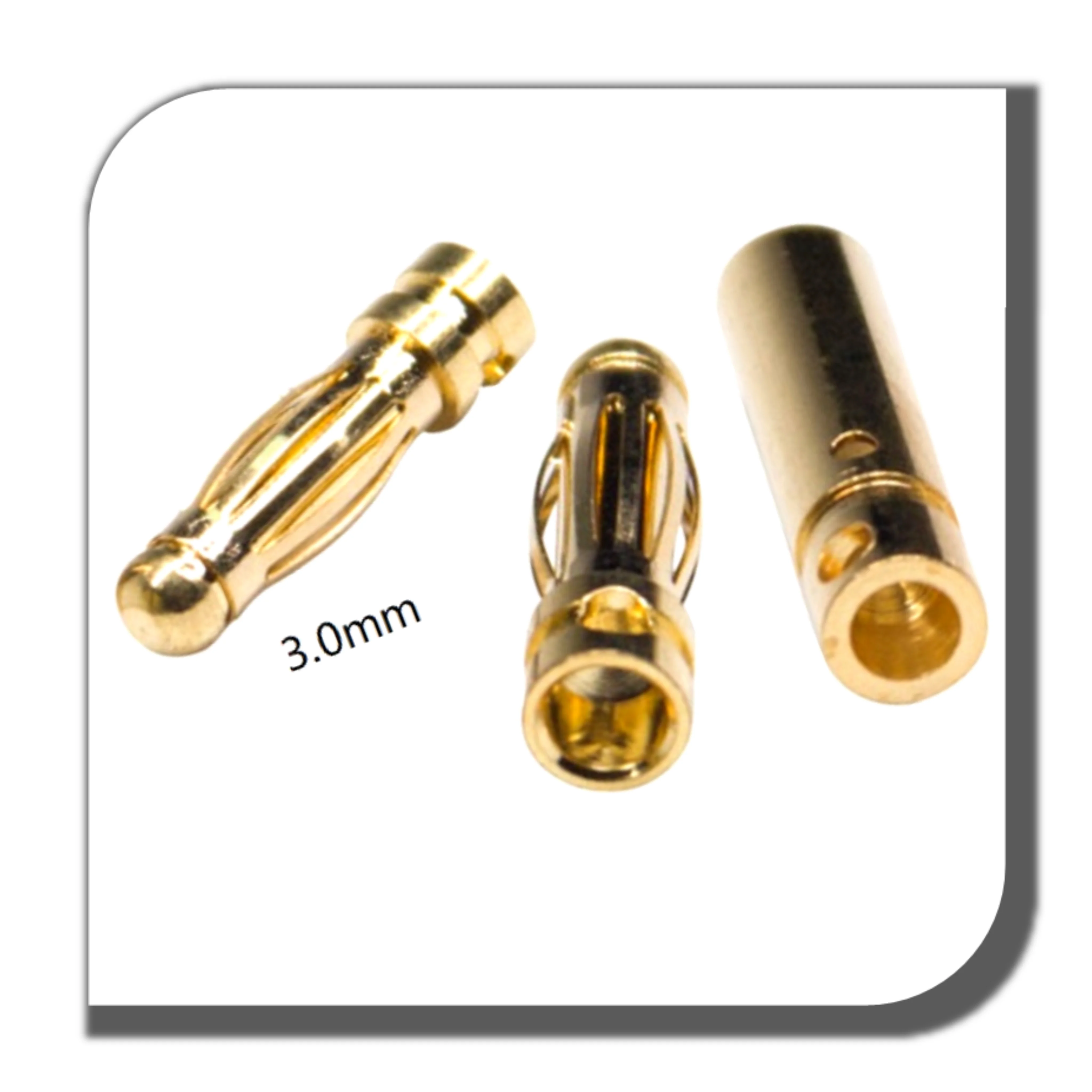 2mm 3mm 3.5mm Bullet Banana Plug for Rc Motor ESC Plug and Wire connector