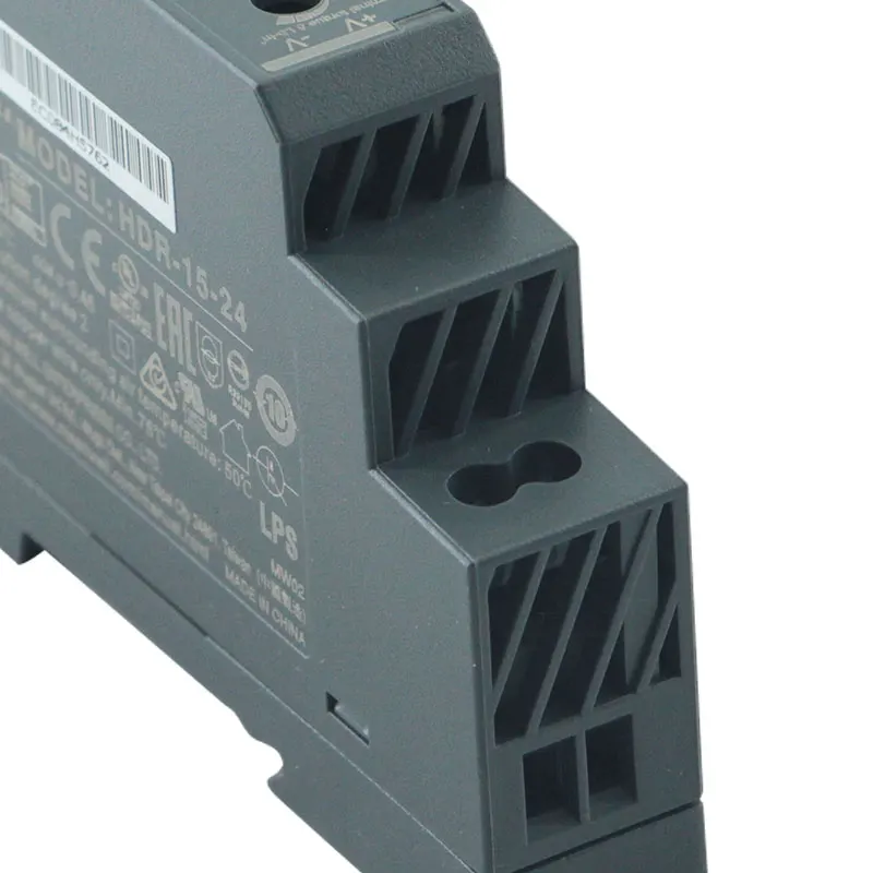 Meanwell HDR-15-24 Household Control Use 15W DIN RAIL Power Supply 24VDC