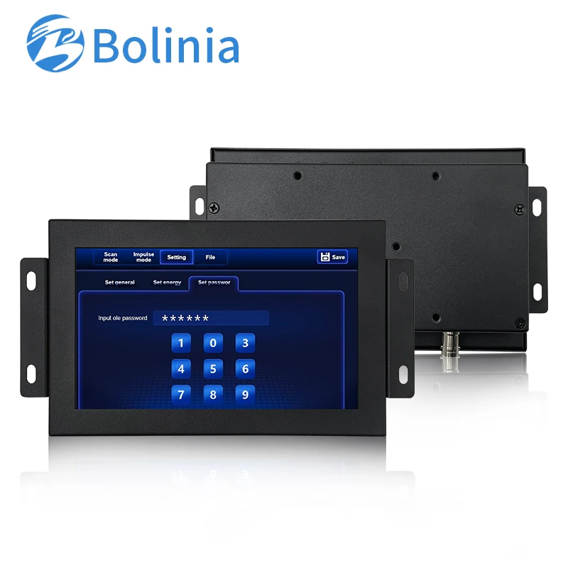 7 inch 800*480 IPS 1024*600 HD-MI VGA AV BNC Resistive touch screen Metal Case TFT Open Frame Embedded industrial LCD Monitor