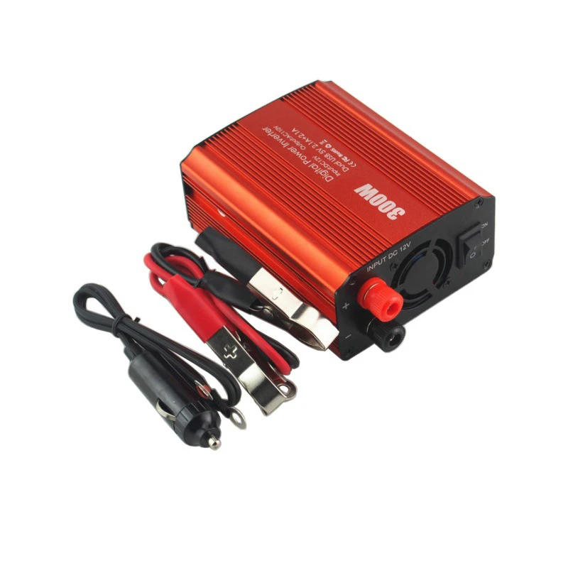 Usb инвертор 300 Вт Dc Ac 12 В до 110 50 Гц 60 AC Автомобильные