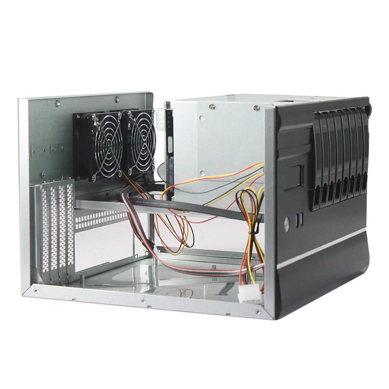 8 bay nas server equipment rack server case for data storage micro atx mini itx server chassis