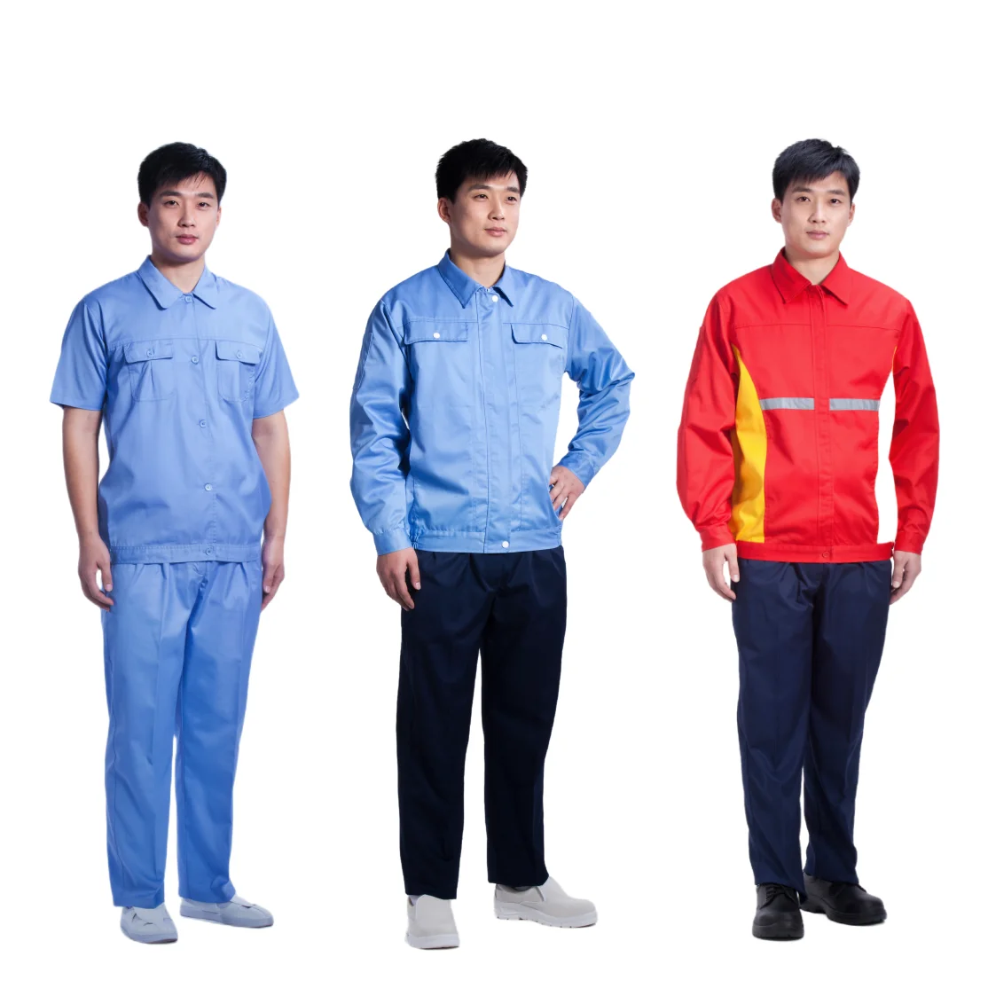 CANMAX custom logo two piece workwear overalls work pants for men work clothes set