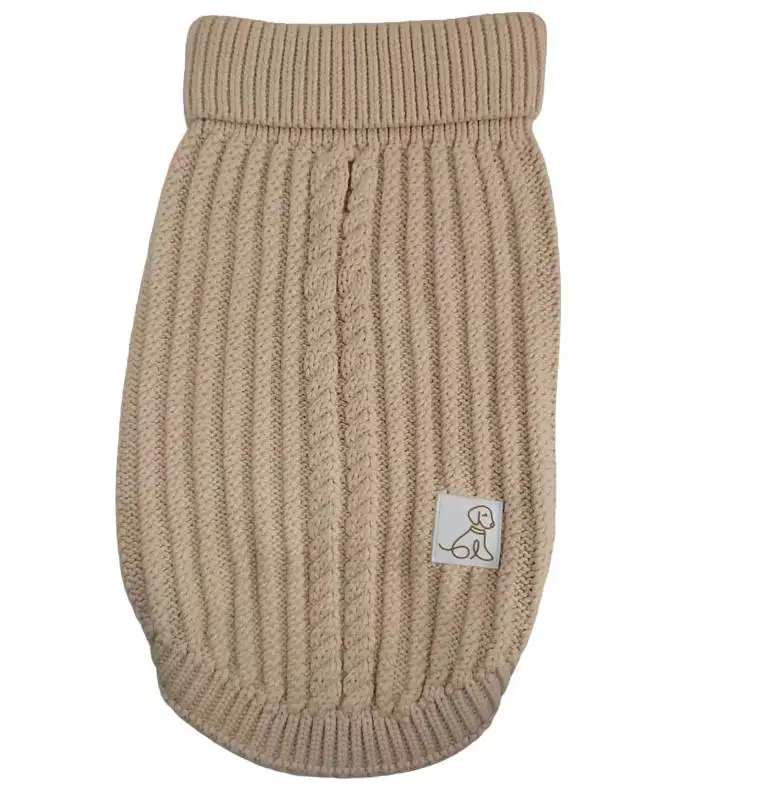 Dog Sweater Warm Jumper Pet Twist in Autumn Early Winter Puppy Jacket Dogs Clothes