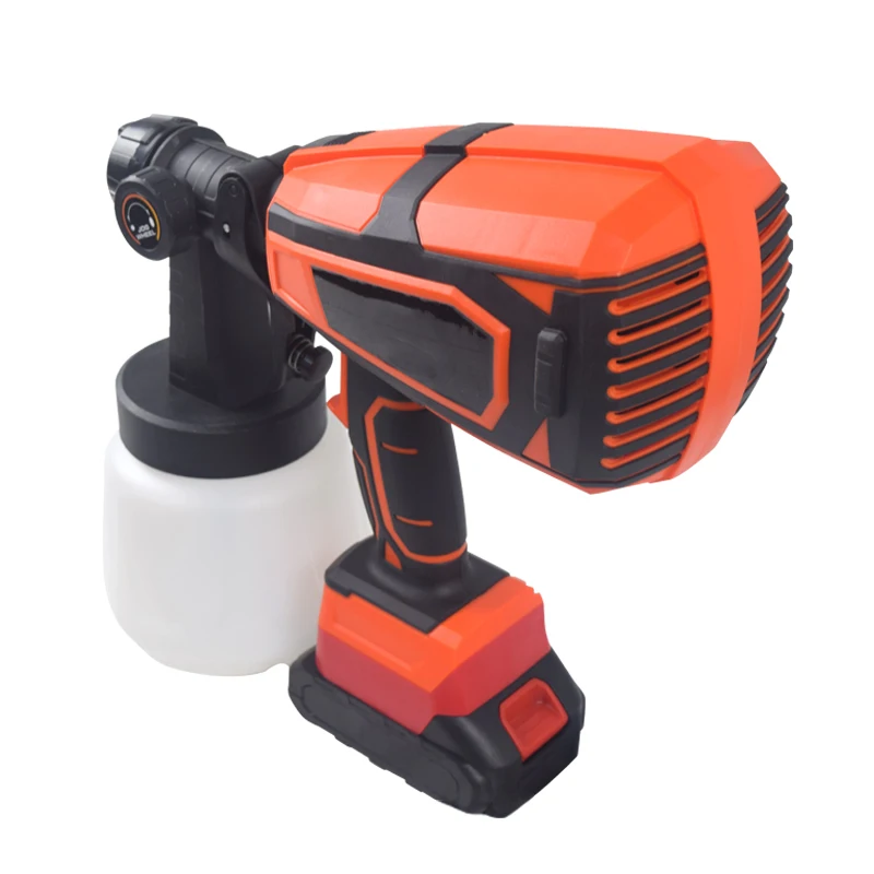High-Power Rechargeable Airless Paint Sprayer Artifact Lithium Battery Spray Gun Pressure Feed DIY Plastic Coating Pot Spraying