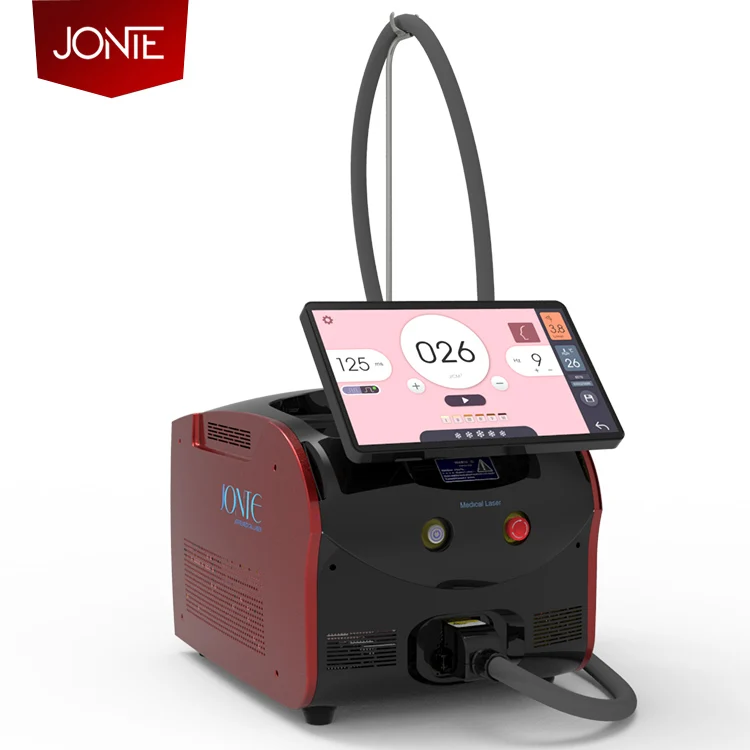 Jontelaser Super Portable 3 wave 755nm 808nm 1064nm diode laser 808nm Diode Laser Hair Removal Machine Price 808 Diode Laser