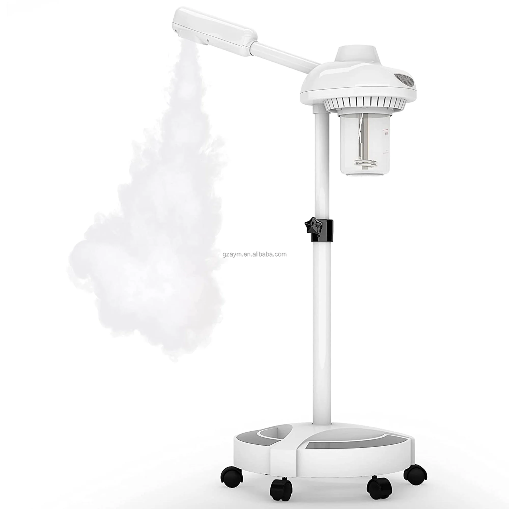 Single tube Vapor Hot and Cold steamer face moisturizing Ozone Aromatherapy Herbal Stand Facial Steamer for Spa