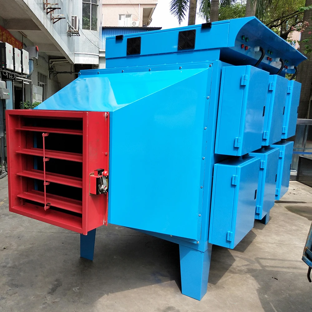 DR AIRE Save 20% Cost  Air Filter Production Line With  ESP  Smoke Filter