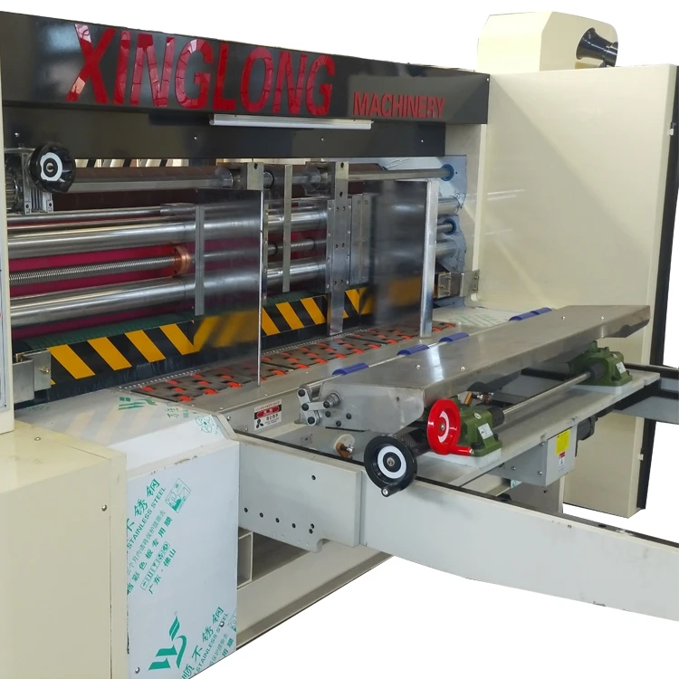 Globally served fully automatic corrugated box flexo printing machine