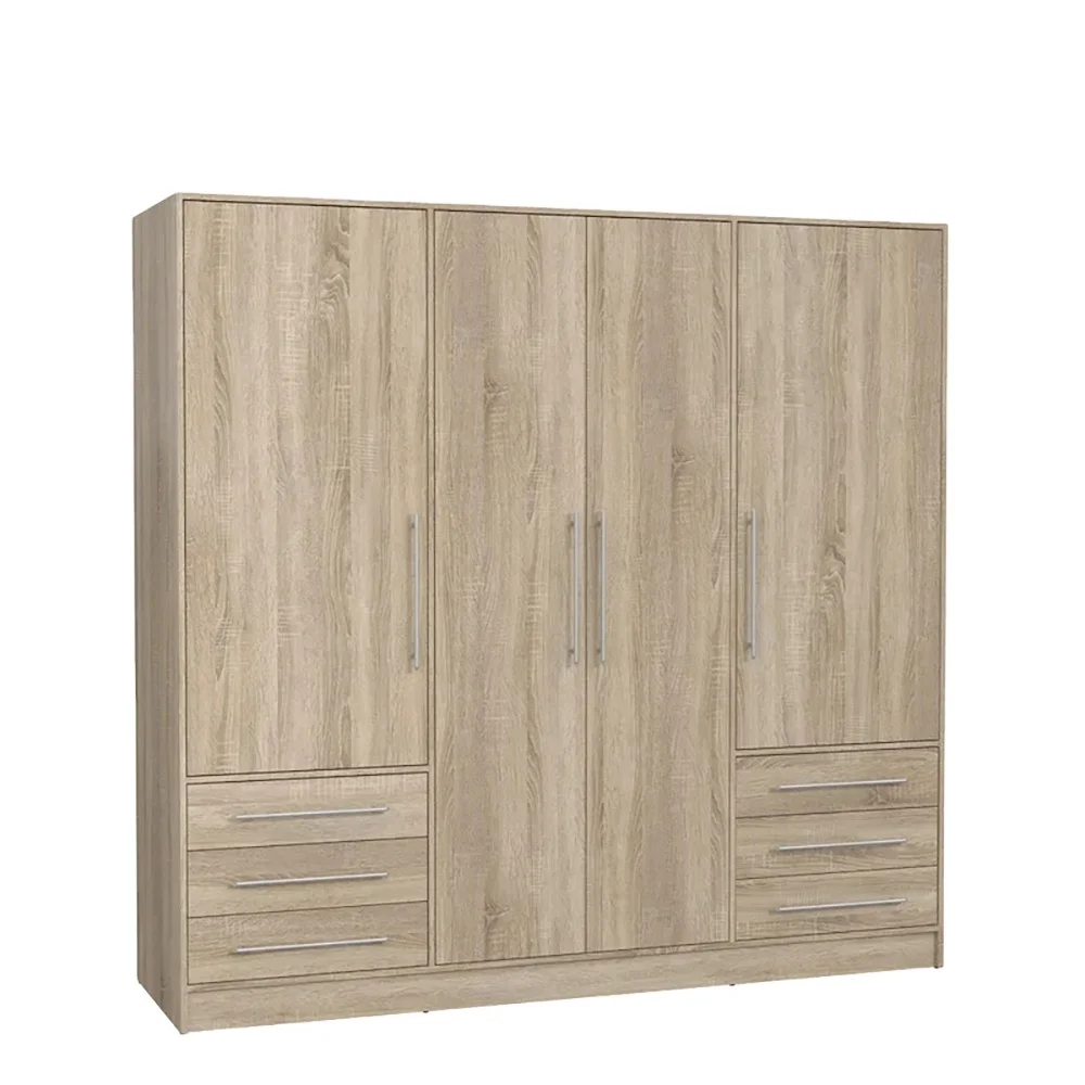 Cheap furniture wholesale wardrobe design flat wood modern simple bedroom furniture modern bedroom furniture