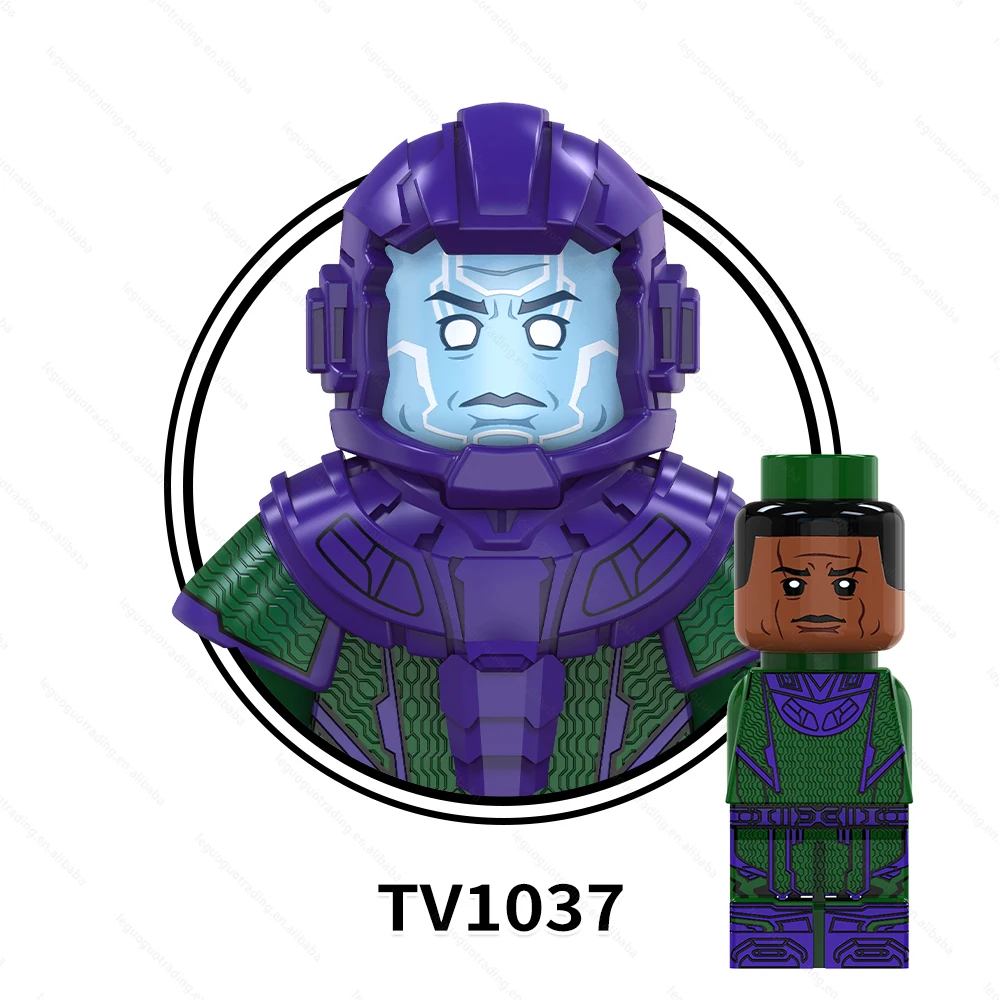 TV6205 Super Heroes Wolver Omni Man Invincible Riot Kang Children DIY Building Blocks Mini Action Figures Kids Educational Toys