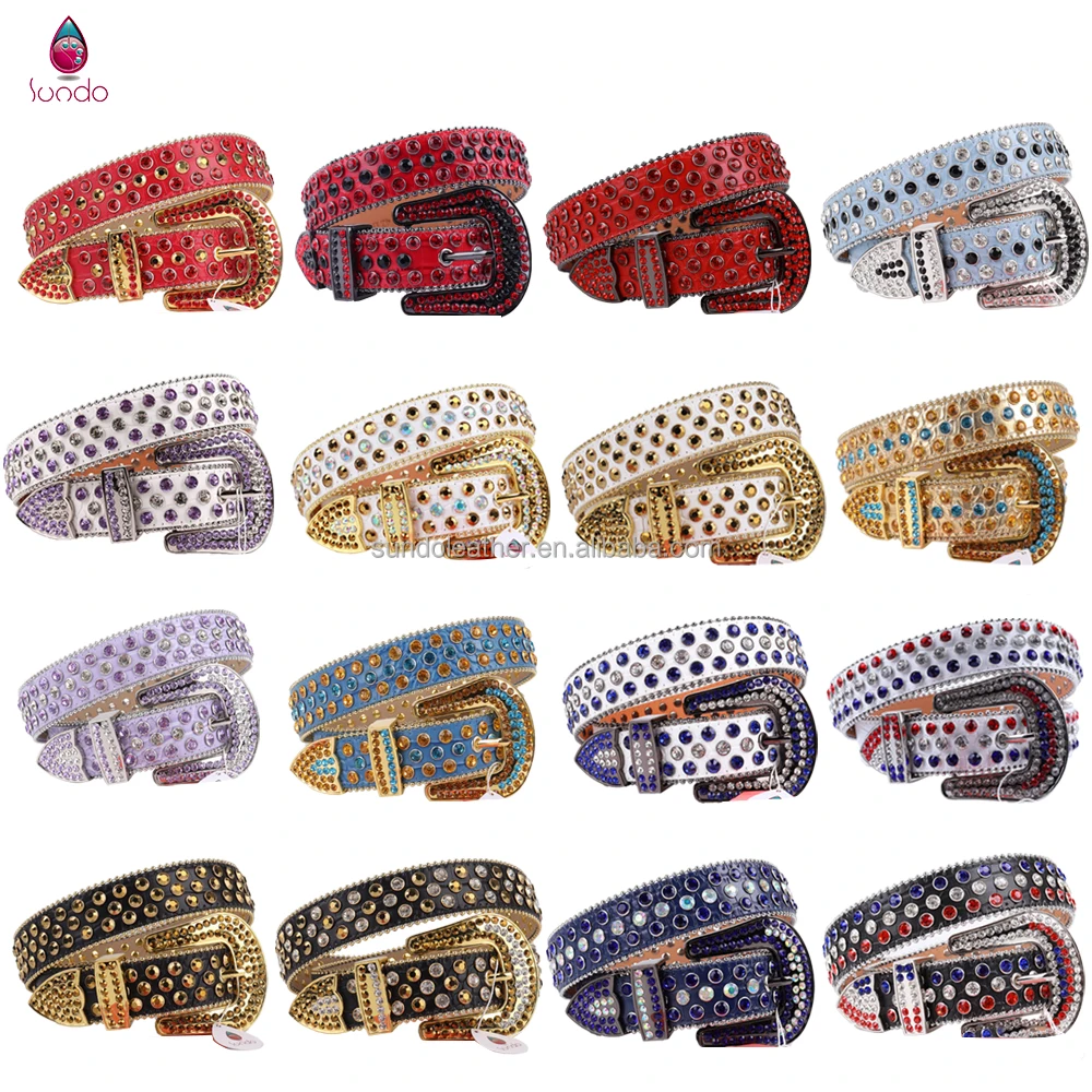 NEW Design OEM alligator rhinestone belt man luxurious original luxury belt For Women western belts wholesale