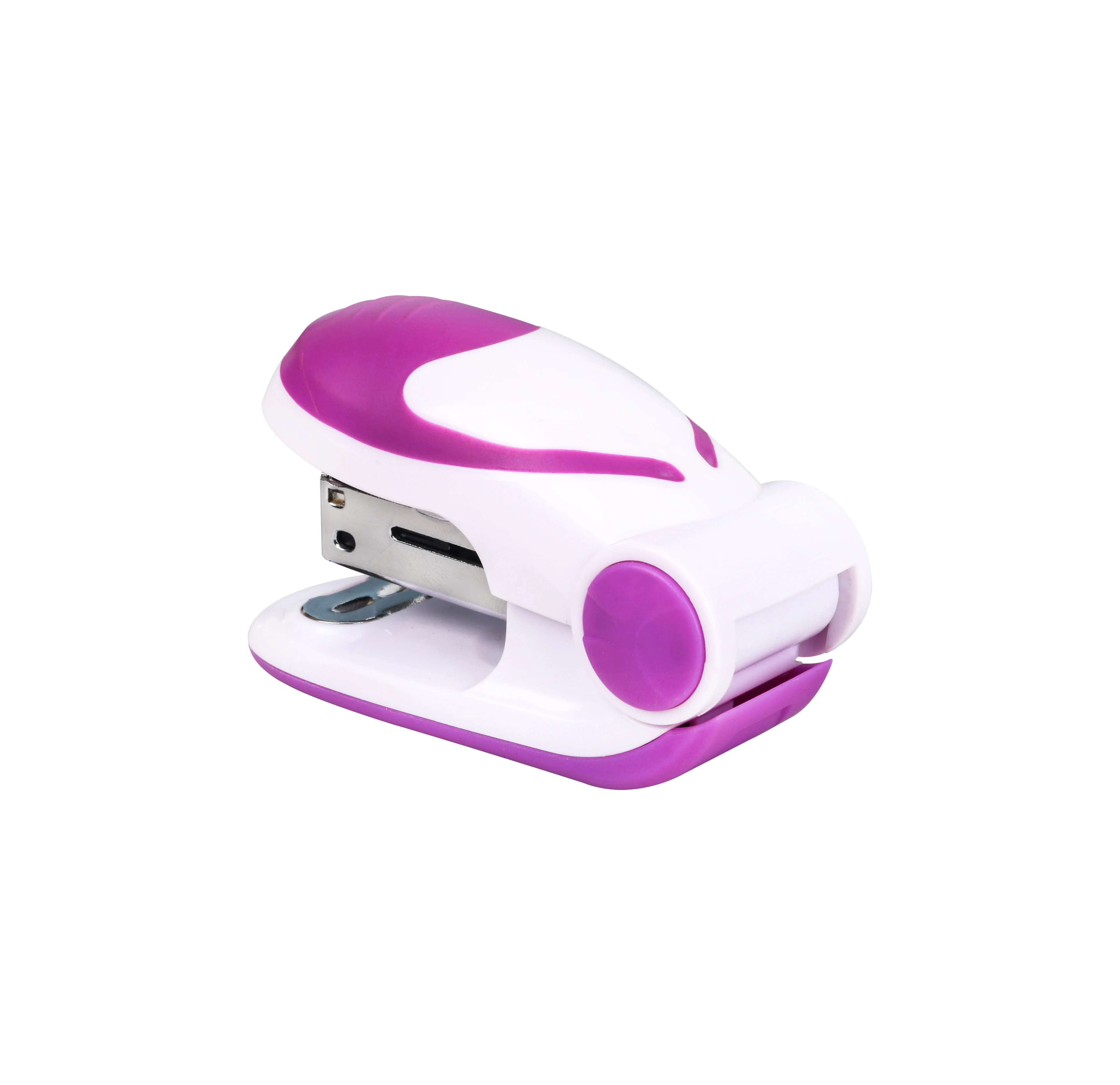 Two colors mixed rubber injection mini school office use staple #24/6 26/6 stapler