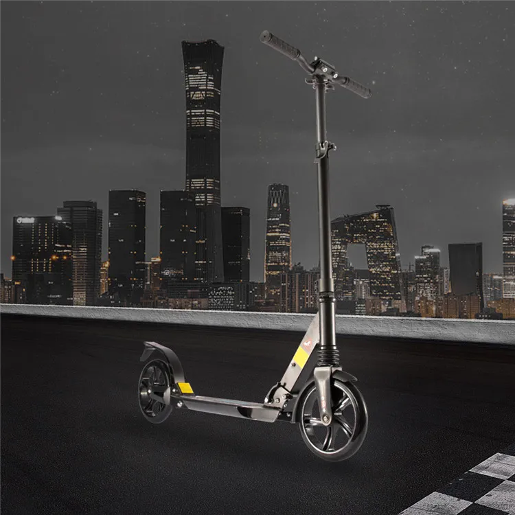 High Quality new model two big 200mm wheel fold up adult scooters