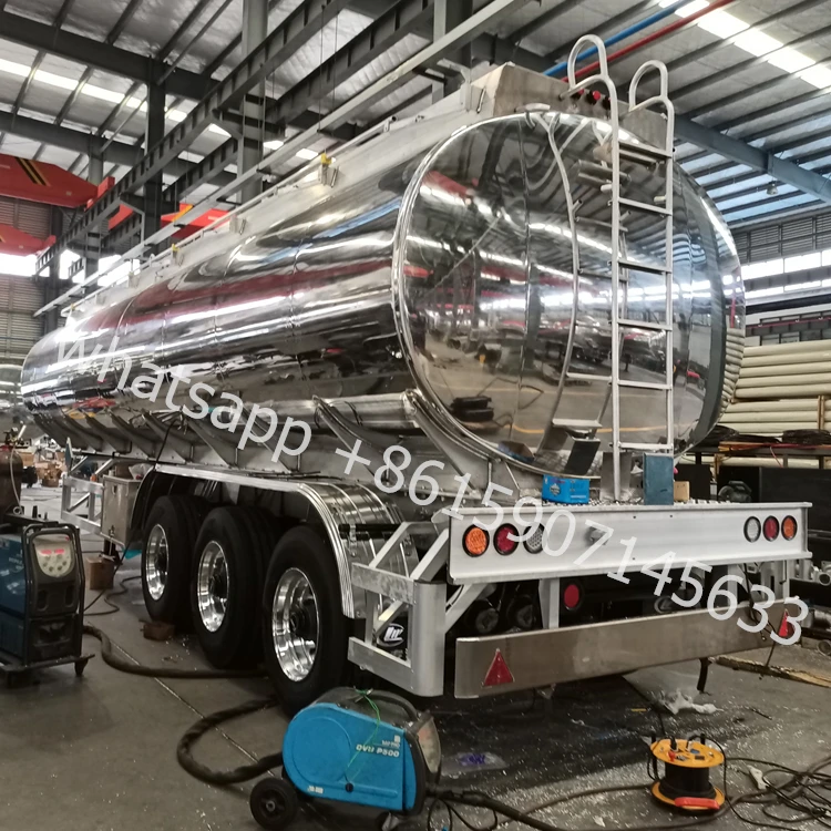 38000liters 42000liters 43000liters Aluminum Fuel Tank Truck Semi Trailer manufacture