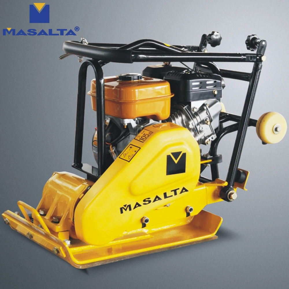 Masalta Japanese Honda GX160 Engine 60kg Soil Vibratory Plate Compactor With Ce/iso Certification Small Construction Equipment