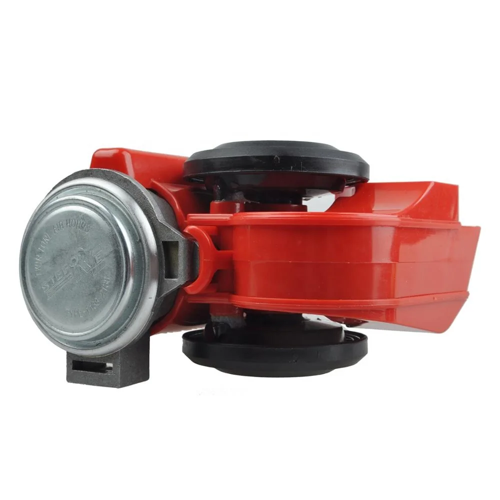 12 В супер громкий автомобиль мотоцикл грузовик рожки Грузовик Лодка компактный двухцветный электрический насос воздушный громкий сигнал для мотоцикла