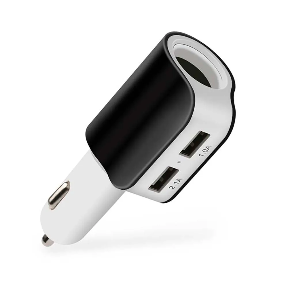 USB C автомобильное зарядное устройство прикуриватель разветвитель адаптер 2 гнезда типа C Мульти Розетка 12 В/24 В в автомобильное зарядное устройство Автомобильное USB зарядное устройство 3