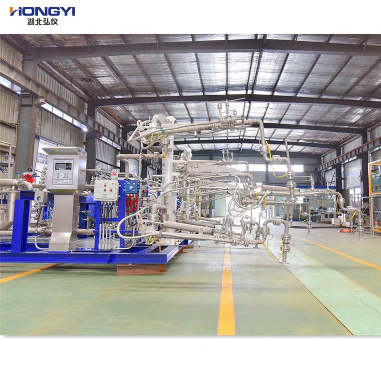 Manufacture High quality LNG/LPG loading/unloading skid-mounted solution  with loading arm flow meter control valve