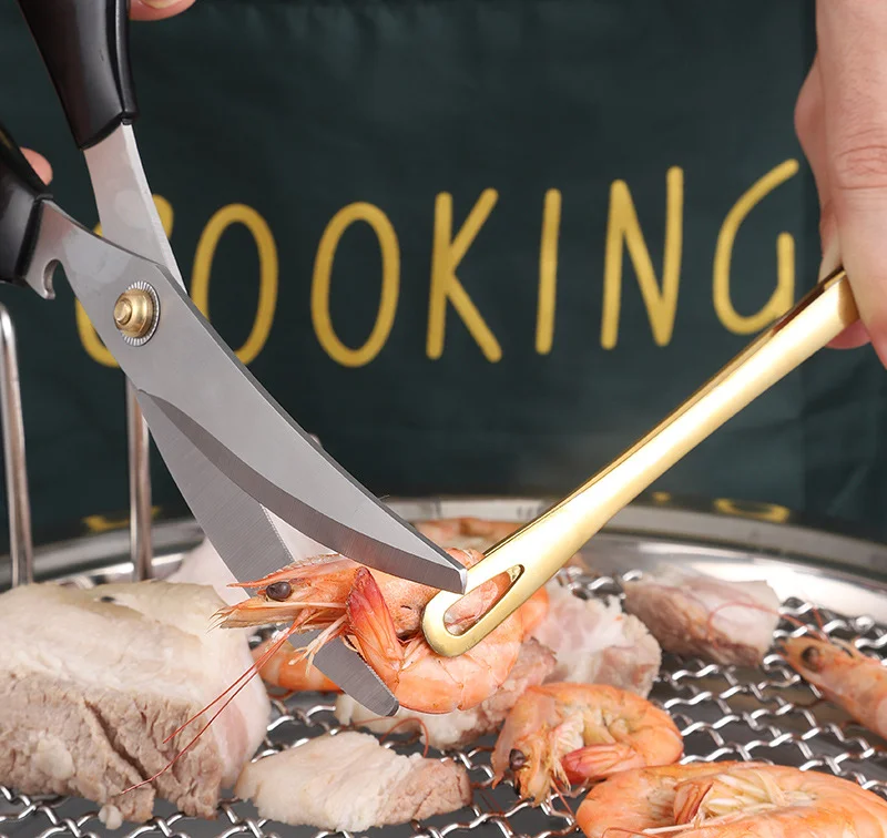 The Best Quality Meat Metal Tongs 304  Stainless Steel Tongs Kitchen Accessories