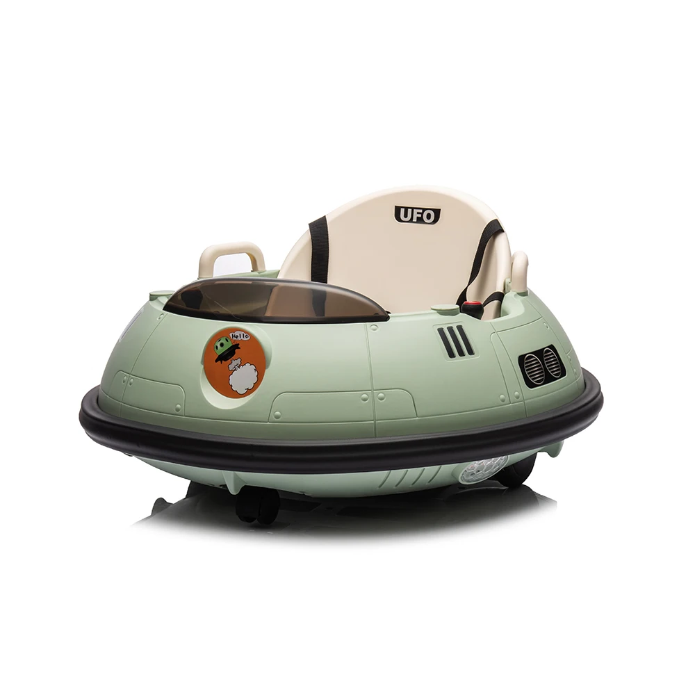 Unisex 360 Degree Rotation Electric bumper car with music light kids bumping car ride on bumping car toys for children