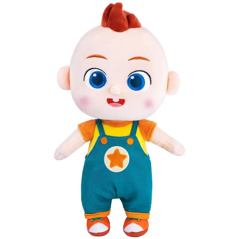 Top Selling JJ Doll Bedtime Plush Stuffed Animal Toys Embroidered Melon Toy Kids Toddlers PP Cotton Filled Holidays Birthdays