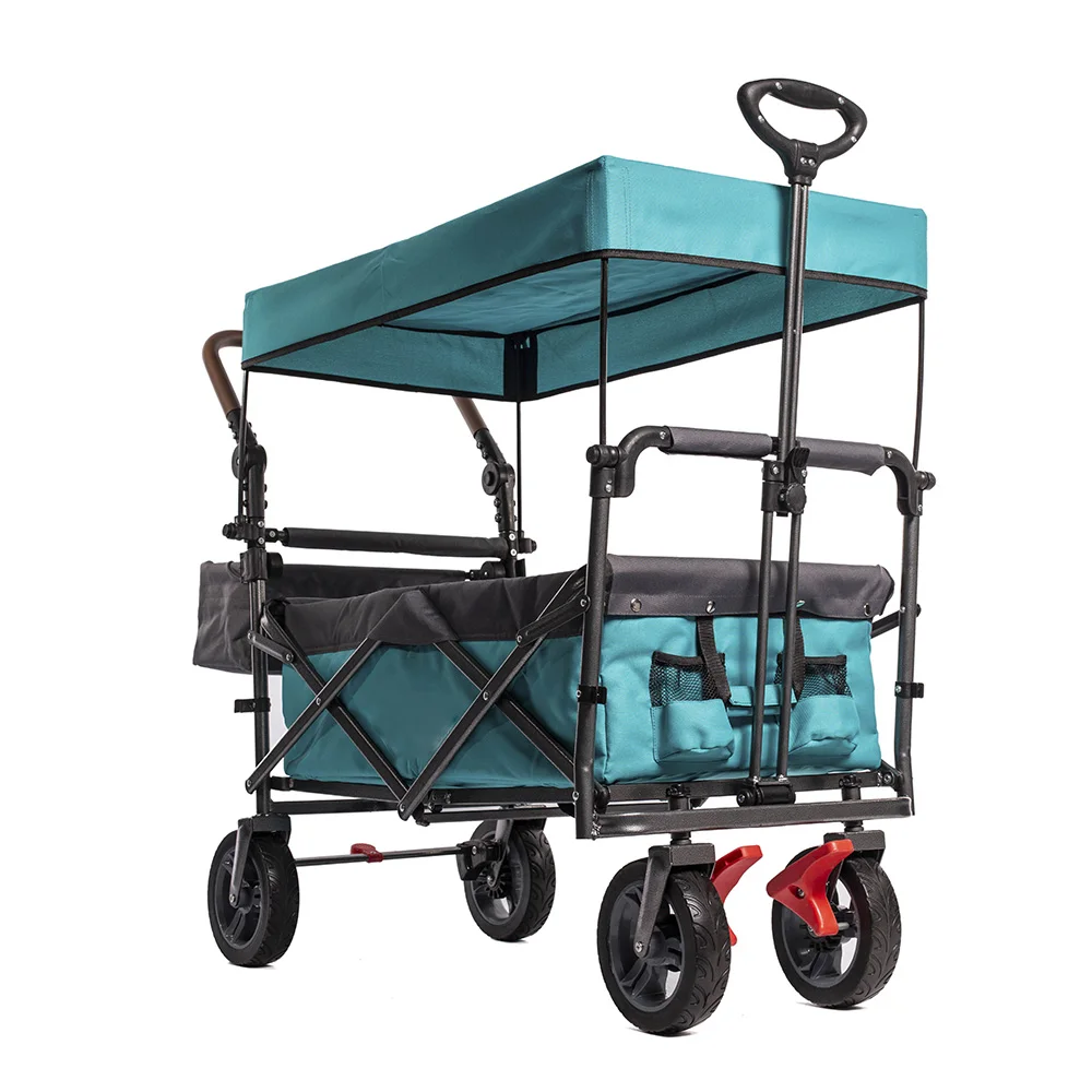 New Ideas Quad Fold Style Wagon Cart From Manufacture Collapsible Garden Folding Wagon