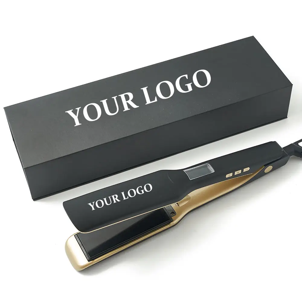 Professional Titanium Flat Iron plancha de cabello profesional Custom 480F Hair Straightener For Salon