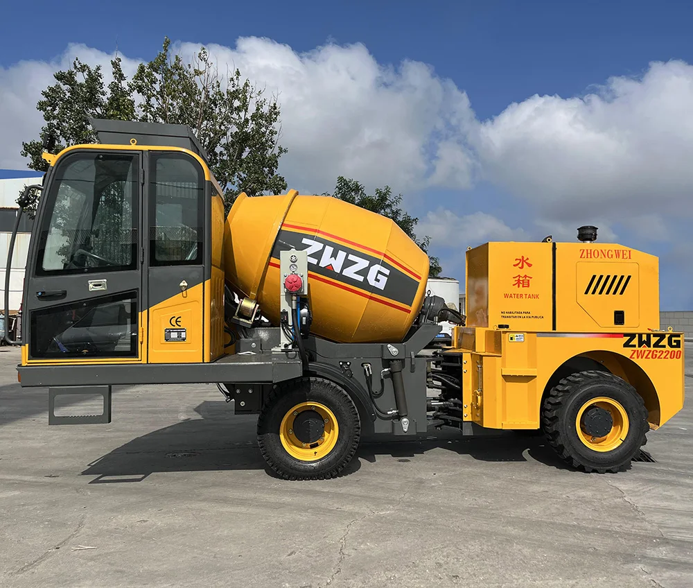 1.5cbm Self Loading Cement Mixing Mini Mobile Concrete Mixer Truck factory price