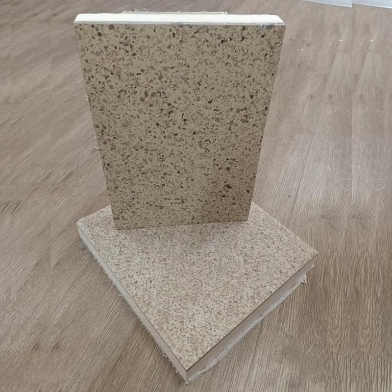 Outdoor Siding Prefab Houses Outside Wall Cladding Cover Calcium Silicate Composite Insulation And Decoration Integrated Board