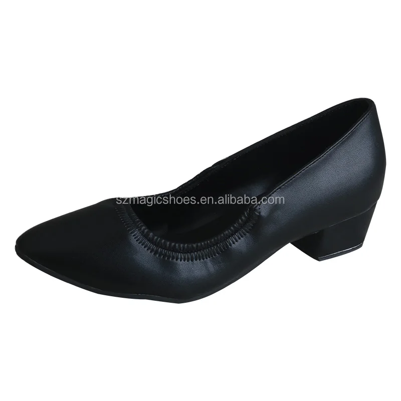 Customized Wide Rubber Sole Dance Shoes Women Leather