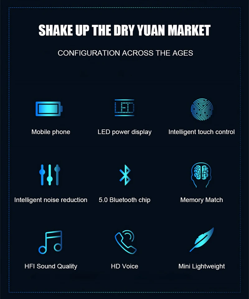 
2021 New Ipx7 Waterproof True Wireless Headphone V5.0 5.0 Bass Earbud Tsw F9 2000Mah F9-5C F9 Tws 