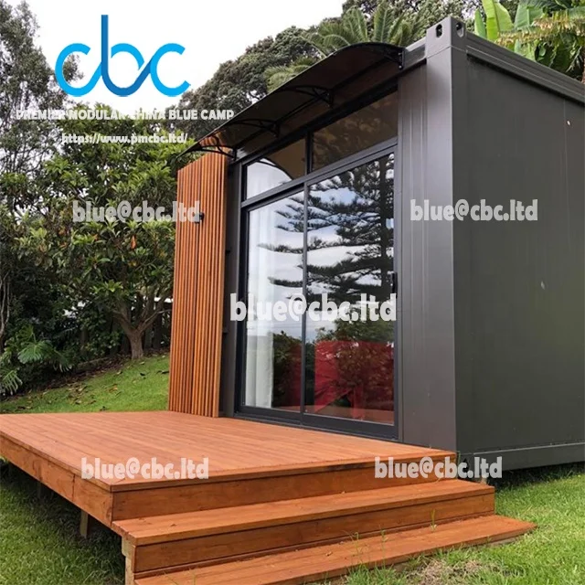 3 bedroom China 20ft luxury model house prefab modular homes expandable container houses