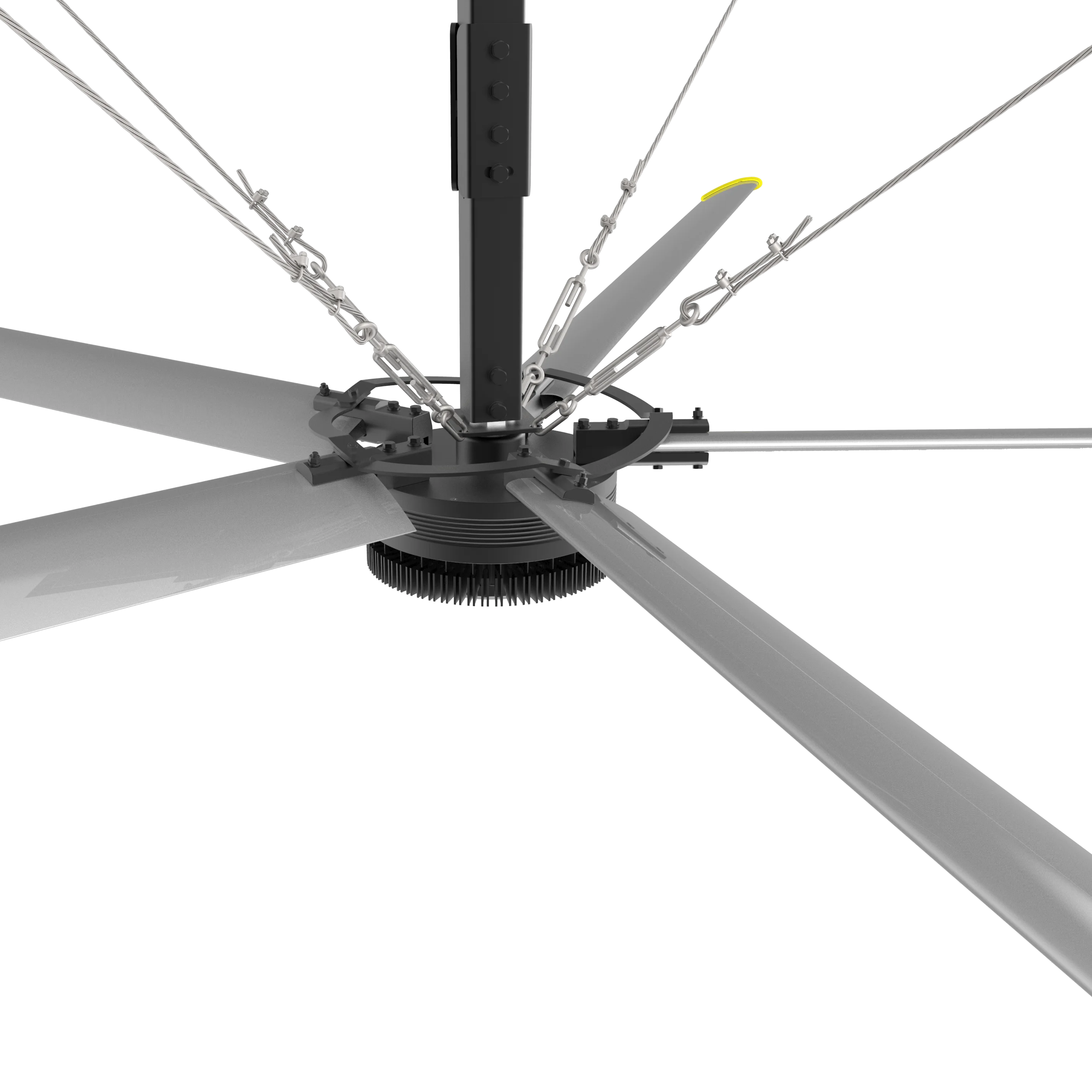 
7.3M HVLS industrial PMSM motor commercial ceiling fan 