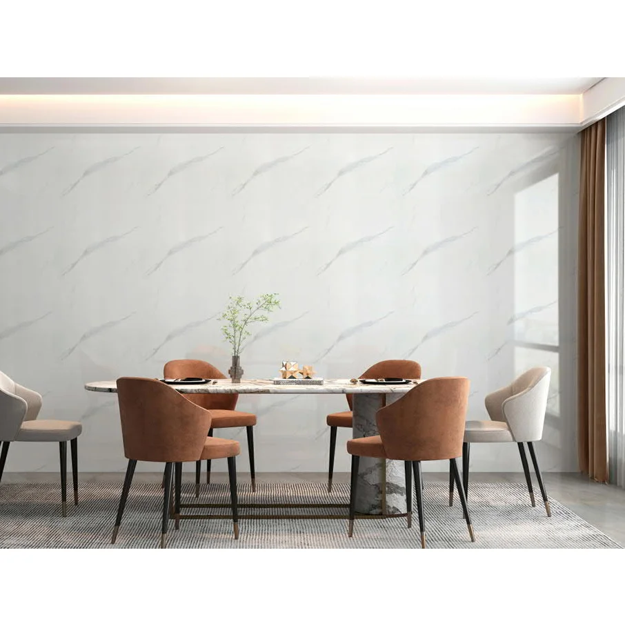 factory price oem 3m roll 40/60/120cm width pvc mable sticker gloss sticker wall paper sticker 3d pvc wall decoration