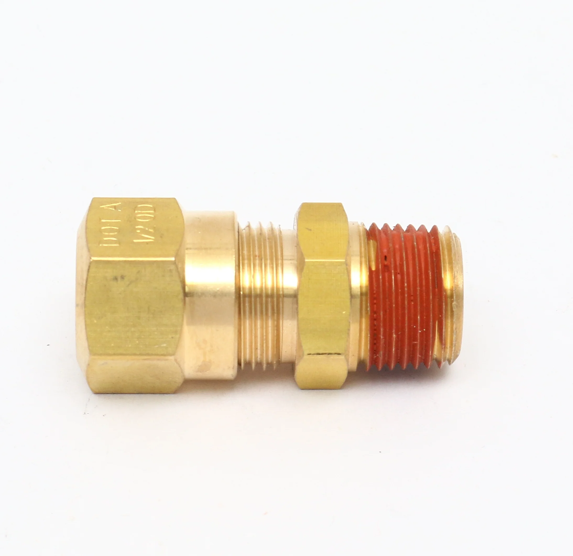 Key Forward High Quality Male Round Connector Tube male quick connector stopper Adapter Brass air pipe quick connector